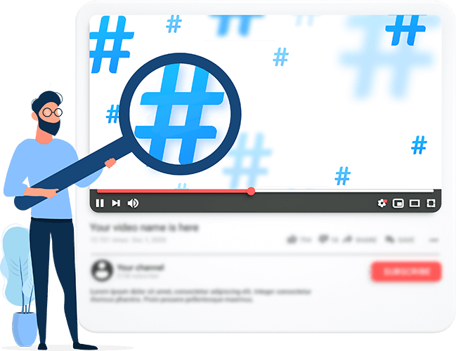 Find the right hashtags for your video from thousands we generate for you